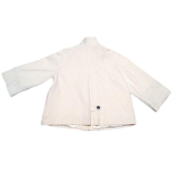 EUC Vintage Designer Cape, Winter White, Size 12 - Picture 2 of 5